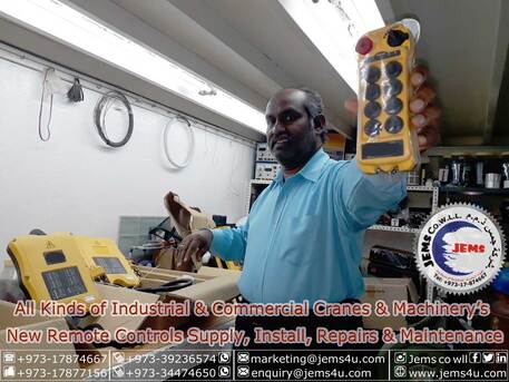Salmabad, Wholesale Products, Crane Remote Control Supply, Install, Repairs & Maintenance Services In Bahrain.