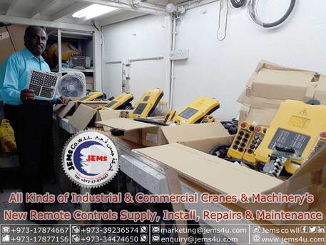 Salmabad, Wholesale Products, Crane Remote Control Supply, Install, Repairs & Maintenance Services In Bahrain.