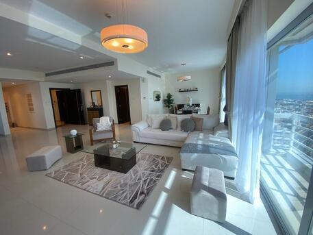 Mahooz, Apartments/Houses, BHD 1300/month,  Furnished,  3 BR,  Pent House With A Beautiful Sea And City View In Mahooz