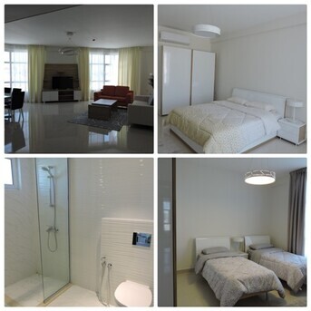 Zinj, Apartments/Houses, BHD 450/month,  2 BR,  Fully Furnished Flat With Semi Open Kitchen In Zinj , Bu Ghazal With EWA