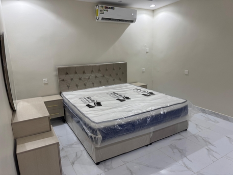 Jeddah, Furniture, SAR 19,  Modern & Elegant Bedroom Set &ndash; Sandy Beige With Golden Touches