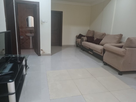 Umm Al Hassam, Apartments/Houses, BHD 270/month,  2 BR,  Semi Furnished Family Flat For Rent In With Balcony, AC, Curtain, Some Furniture