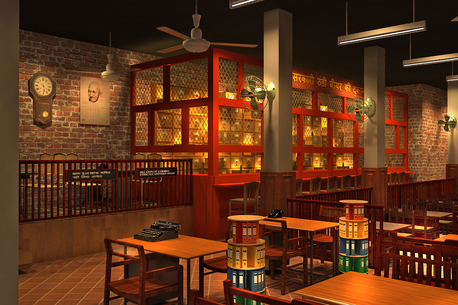 Mumbai, Interior Design, Office Office Restaurant Interior Design
