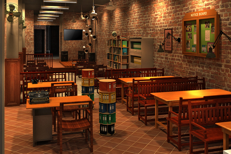 Mumbai, Interior Design, Office Office Restaurant Interior Design