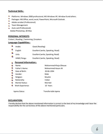 Riyadh, Job Seekers, Autocad Draftsman MEP & ELV