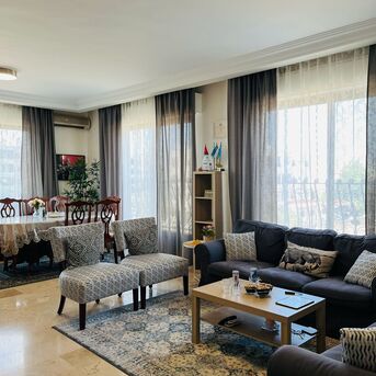 Amman, Apartments/Houses, JOD 10000/year,  Furnished,  3 BR,  198 Sq. Meter,  Fully Furnished 3B Apart With Baconly In Der Ghbar 00962777688956