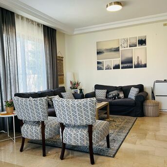 Amman, Apartments/Houses, JOD 10000/year,  Furnished,  3 BR,  198 Sq. Meter,  Fully Furnished 3B Apart With Baconly In Der Ghbar 00962777688956