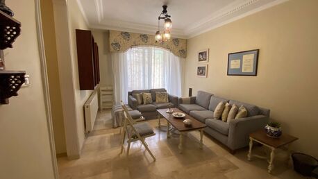 Amman, Apartments/Houses, JOD 14000/year,  Furnished,  3 BR,  Ground Fully Furinshed 3B Apartment With Outside Garden In Shemsani 00962777688956