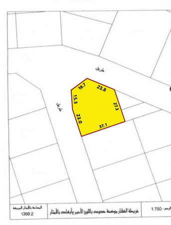 Asker, Industrial Land, BHD 176850,  1369 Sq. Meter,  Industrial Land For Sale In Ras Zuwayed - BD 12/- Per Sq. Ft.