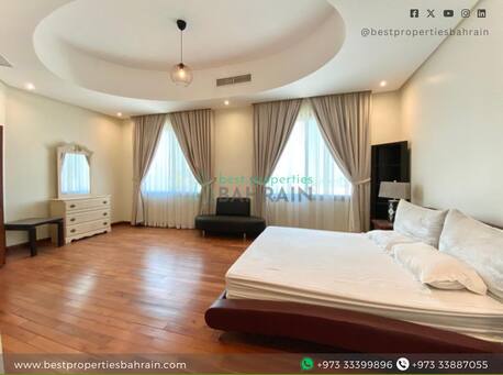 Saar, Apartments/Houses, BHD 900/month,  4 BR,  900 Sq. Meter,  Fully Furnished Inclusive 4 Bedroom Villa Nearby Saudi Causeway
