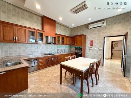 Saar, Apartments/Houses, BHD 900/month,  4 BR,  900 Sq. Meter,  Fully Furnished Inclusive 4 Bedroom Villa Nearby Saudi Causeway