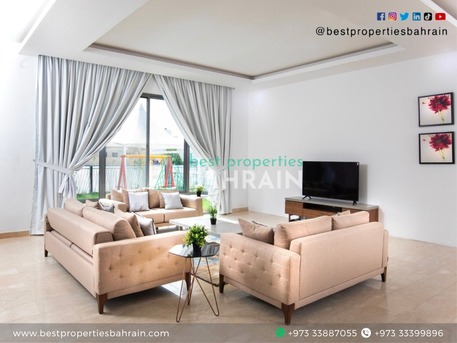 Saar, Apartments/Houses, BHD 1000/month,  4 BR,  400 Sq. Meter,  4 Bedroom Villa, Furnished + Inclusive Near St.Christopher School In Saar
