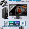 SAR 1399,  Dell Optiplex 7080 I7-10th Gen 16-512 Full Set