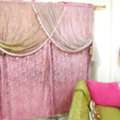 Curtain Full Size Pink 2 Pcs & 4 Pcs Purple