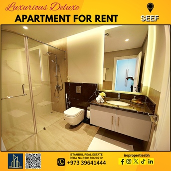 Al Seef, Apartments/Houses, BHD 450/month,  Furnished,  1 BR,  85 Sq. Meter,  High-Luxury Sea-View Apartment For Rent In Seef .