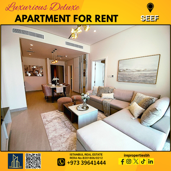 Al Seef, Apartments/Houses, BHD 450/month,  Furnished,  1 BR,  85 Sq. Meter,  High-Luxury Sea-View Apartment For Rent In Seef .