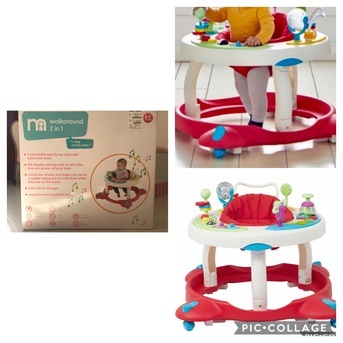 Khobar, Baby & Kid Stuff, SAR 500,  Car Seat And Walker Plus FREE Push Ride-On Toy Car