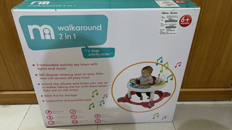 Khobar, Baby & Kid Stuff, SAR 500,  Car Seat And Walker Plus FREE Push Ride-On Toy Car