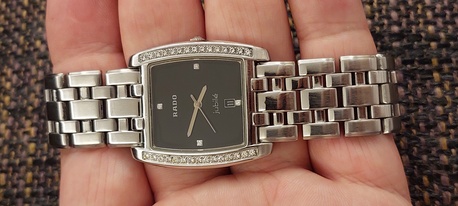 Riyadh, Watches, SAR 1750,  Rado Watch Original Diamond Dial For Men Or Ladies Original Swiss Made