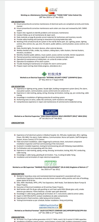 Riyadh, Job Seekers, Electrical Supervisor