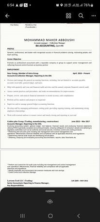 Jeddah, Job Seekers, Accounting And Collection Manager Jordinian