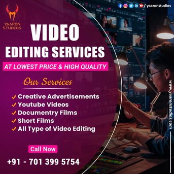 Hyderabad, Creative, Best Video Editing Services Near Me | Yaaron Studios