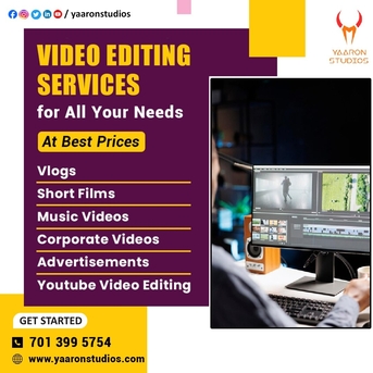 Hyderabad, Creative, Best Video Editing Services Near Me | Yaaron Studios