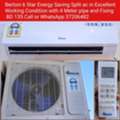 BHD 135,  ✅️ Berloni 6 Star 2 Ton Split Ac For Sale In Good Condition With Fixing