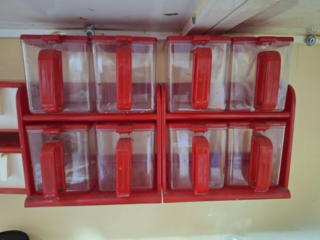 Mushrefah, Household Items, SAR 40,  Hanging Wall Mounted Plastic Boxes