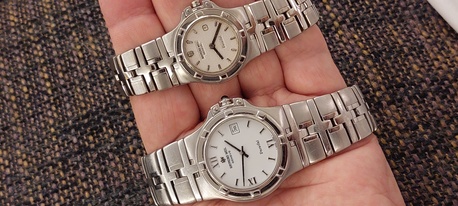 Riyadh, Watches, SAR 2950,  Raymond Weil Watch Set (for Men & Ladies) Original Swiss Made