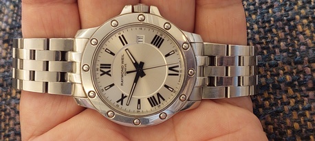 Paris, Jewelry, 1490,  Raymond Weil Watch Big Dial 42mm For Men Original Swiss Made 1690