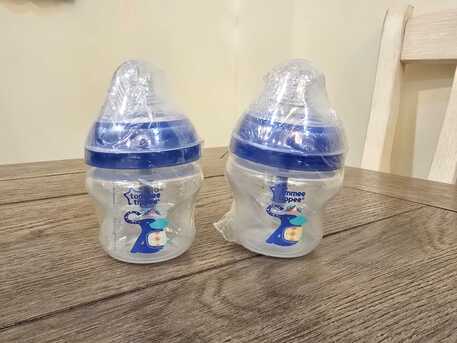 Jeddah, Baby & Kid Stuff, SAR 70,  Advance Anti Colic Tommie Tippee 150ml / 5 FLoz Feeding Bottles. New. Not Used