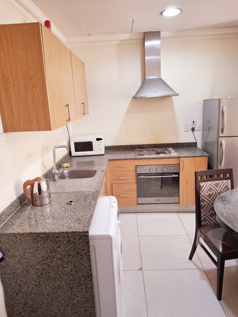 Zinj, Apartments/Houses, BHD 240/month,  Furnished,  1 BR,  All Inclusive Fully Furnished 1 BHK Family Flat With Electricity @parking @240/BD In Zinj