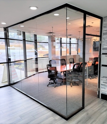 Salmabad, Interior Design, Office Glass Partition Fix Service