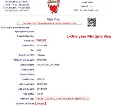 Khobar, Travel, Professional 5* Bahrain Visa