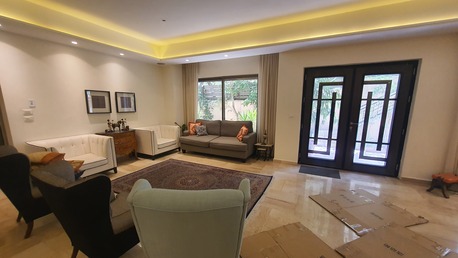 Amman, Apartments/Houses, JOD 35000/year,  4 BR,  Semi Furnished Ground Floor 4B Apart With Big Garden In Der Ghbar 00962777688956