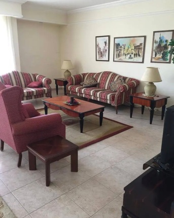 Amman, Apartments/Houses, JOD 16000/year,  Furnished,  3 BR,  Fully Furnished 3B Apart With Baconly, Garden And Pool In Shemsani 00962777688956