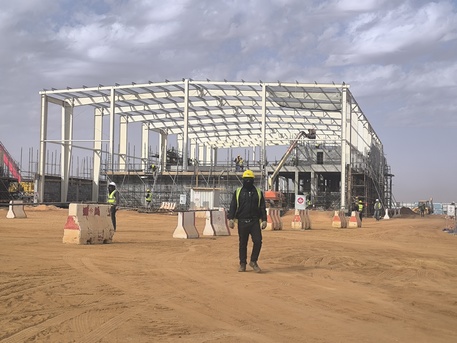 Riyadh, Construction, Subcontractor Of Structural Steel Erection PEB Projects