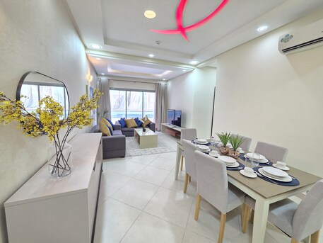 Adliya, Apartments/Houses, BHD 350/month,  Furnished,  2 BR,  Stunning | Modern Interior | Gas Connection | Closed Kitchen | Free Internet | In Adliya