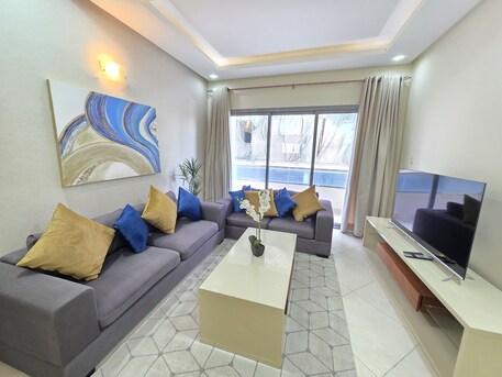 Adliya, Apartments/Houses, BHD 350/month,  Furnished,  2 BR,  Stunning | Modern Interior | Gas Connection | Closed Kitchen | Free Internet | In Adliya