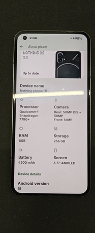 Riyadh, Mobile Phones, SAR 750,  Nothing Phone 1 8+8GB Ram 256GB Rom