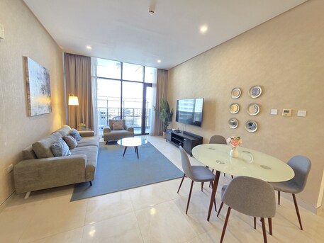 Juffair, Apartments/Houses, BHD 550/month,  Furnished,  2 BR,  Premium And Alluring | Stunning | Modern Interior | Large Balcony | Free Wifi | In Juffair