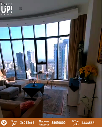 Manama, Apartments/Houses, BHD 380/month,  1 BR,  62 Sq. Meter,  Luxury 1BHK Apartment For Rent In Seef, Ref - A023