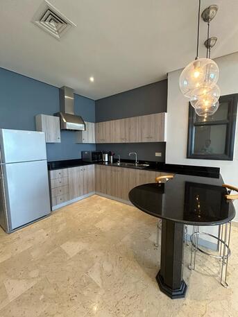 Salmiya, Apartments/Houses, KWD 450/month,  Furnished,  1 BR,  For Rent In Salmiya, Spacious One-bedroom Apartments With Sea Views. Spacious Living Room.