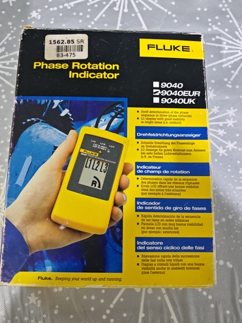 Riyadh, Electrical & Plumbing, SAR 1000,  Fluke Phase Rotation Indicator 9040EUR
