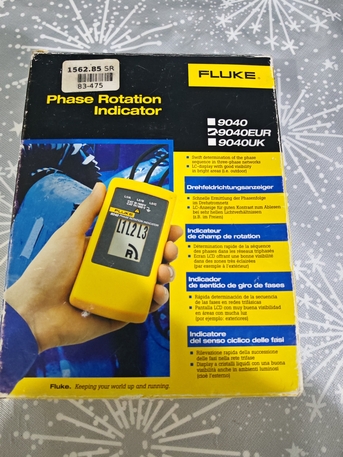 Riyadh, Electrical & Plumbing, SAR 1000,  Fluke Phase Rotation Indicator 9040EUR