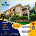 BHD 1050,  350 Sq. Meter,  Semi Furnished 4 BHK Garden Villa For Rent In Mahooz BD.1050/-