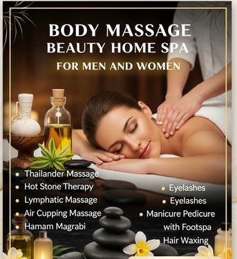 Riyadh, Beautician, Body Massage Home Service  For Men And Women. 7 Pm To 4 Am Available