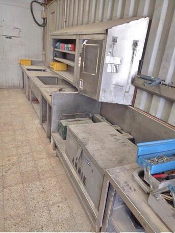 Riyadh, Materials, SAR 3000,  Workshop Stainless Steel Counter To Reassemble