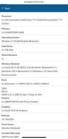 Riyadh, Computers, SAR 4500,  Lenovo Thinkpad X1 Carbon Core I7 13th Gen 16gb/1TB Very Less Used